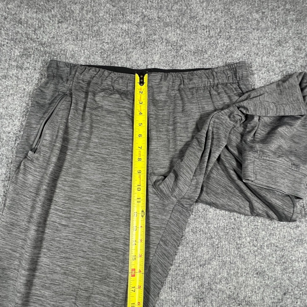 Glacier Jogger Pants Mens Extra Large Heathered Gray Tapered Leg Performance - Picture 5 of 12